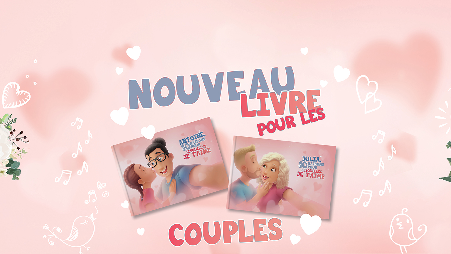 Livre 10 Raisons Pour Lesquelles Je T aime Hooray Heroes - Personalized Books for Kids, Adults & Pets